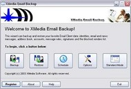 XMedia EMail Backup Personal Gold Edition screenshot